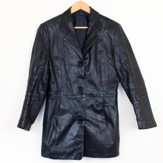 leather coat