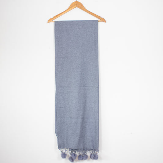 gray scarf